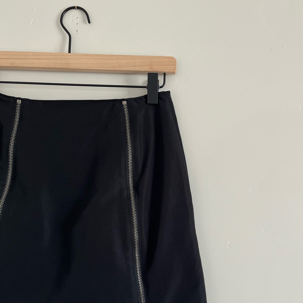 Luella for Target | Black Zip Detail Mini Skirt - Picture 2 of 5